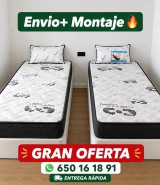 Entrega rápida en Barcelona. Colchones nuevos
