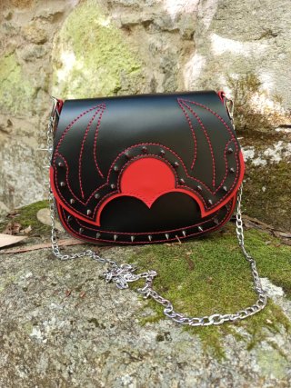 Bolso Gótico Punk + Monedero Murciélago