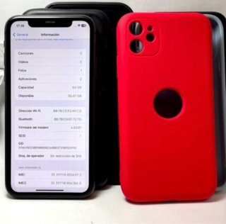 iPhone 11 Negro y Rojo