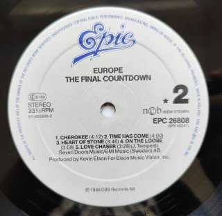 LP 1986 🇳🇱 EUROPE - THE FINAL COUNTDOWN