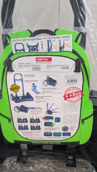 Carro mochila colegio Safta Evolution