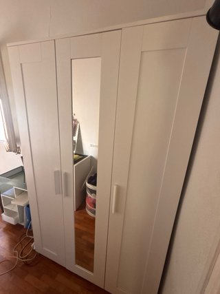 Armario Blanco Ikea Brimnes 3 Puertas
