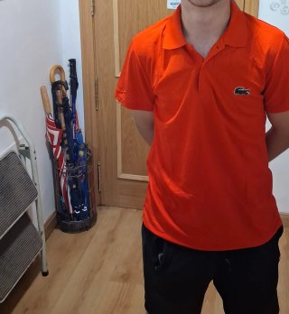 Polo Lacoste Naranja Talla s