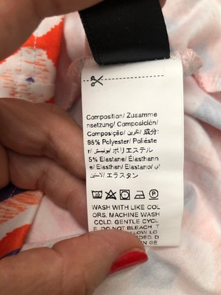 Vestido midi asimétrico talla L (40/42).