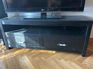 Mueble TV Negro con Cajones