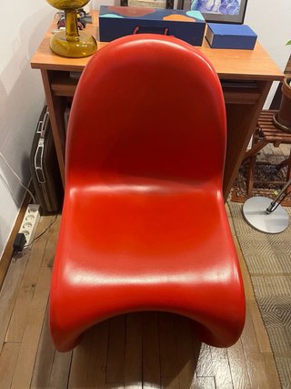 2 Sillas Estilo Panton Rojas