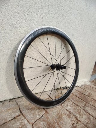 Rueda aero carbono Dura Ace C50 11v para zapata