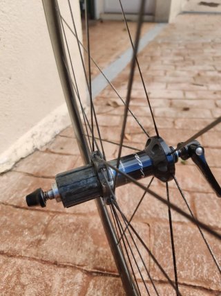 Rueda aero carbono Dura Ace C50 11v para zapata