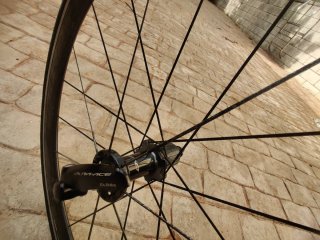 Rueda aero carbono Dura Ace C50 11v para zapata