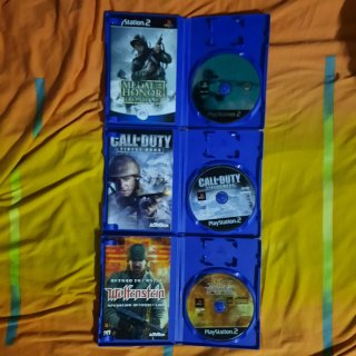 Lote 3 Juegos PS2: Call of Duty, Medal of Honor, W