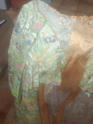 Traje de Fallera Oro y Verde
