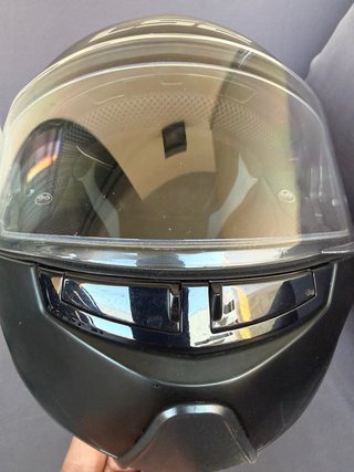 Casco Moto Modular LS2 Negro Mate Talla S