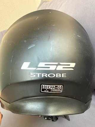 Casco Moto Modular LS2 Negro Mate Talla S