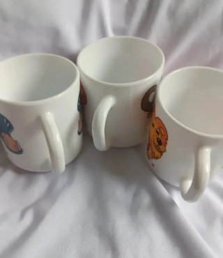 Tazas Arcopal Animales Vintage ( Set 3 tazas)