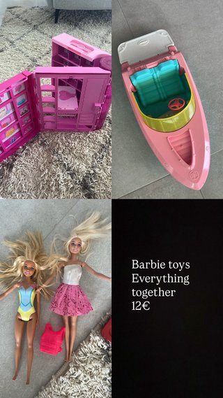 Juguetes Barbie: Casa y Barco