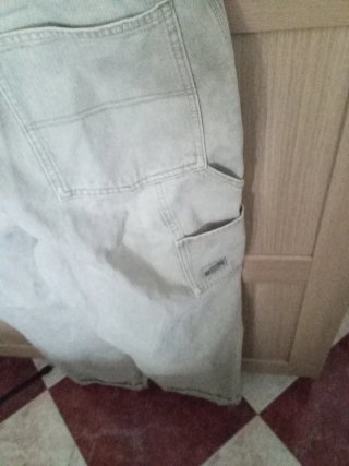 Pantalón jogger chico beige