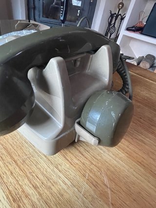 Teléfono retro Socotel S63 Beige/Verde