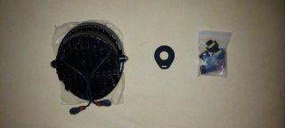 Faro LED Oscuro Delantero Harley V-Rod