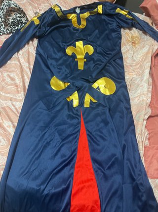 Disfraz Medieval Mujer Azul y Dorado