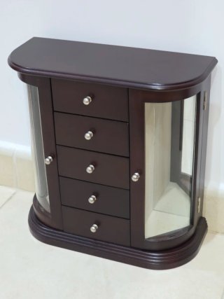 Joyero de Madera con Espejo