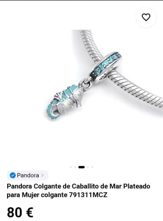Charm Pandora Caballito de Mar.