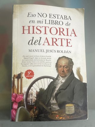 Eso no estaba en mi libro de historia del arte