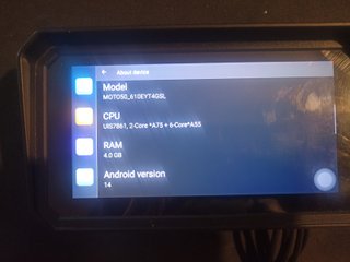 EKIY M23 GPS Moto Android 14 Android Auto