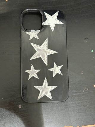 Funda iPhone 13 Estrellas Blancas