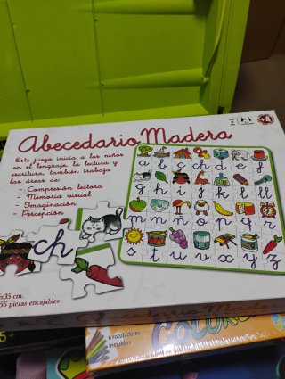 Abecedario Madera Juego Educativo