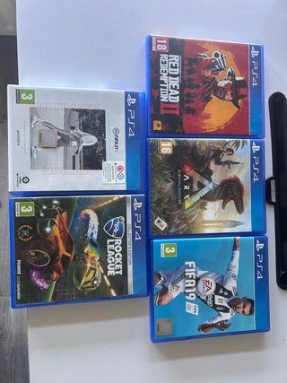 Juegos PS4: FIFA 19, Red Dead Redemption 2, Rocket
