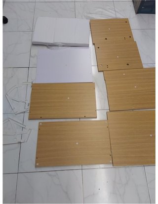 Kit Closet 4010041000 - banco zapatero - blanco con cojín blanco - 50 x 46 x 29.5