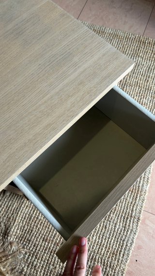 Mesita de noche Ikea madera
