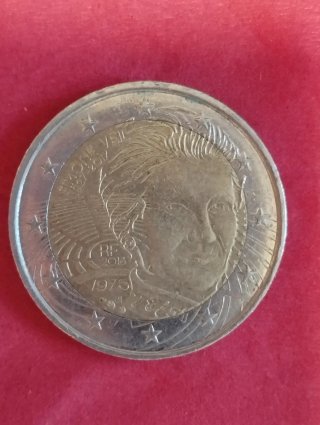 Moneda 2 Euros Simone Veil 1975-2018