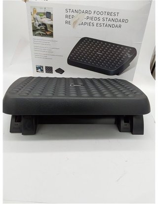Reposapiés Ergonómico Fellowes para Oficina - Ajustable en Altura - con Superficie de Masaje Antideslizante - Alivia Tensión y Mejo