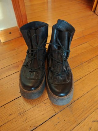 Botines Vialis Negros 100% piel