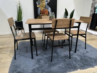 MESA CON 4 SILLAS