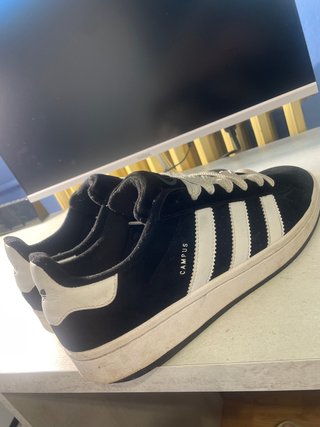 Zapatillas Adidas Campus Negras y Blancas