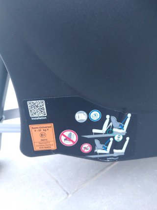 Silla coche Britax Römer contramarcha