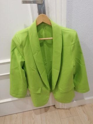 Blazer verde mujer