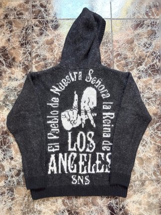 SNS(Sneakersnstuff) Los Angeles Zip-Up Knit Hoodie