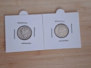 Lote 8 Monedas Mercury Dime USA
