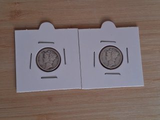 Lote 8 Monedas Mercury Dime USA