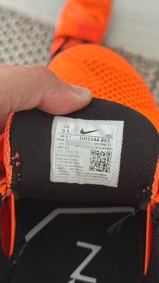 Nike Metcon Naranja Blanco