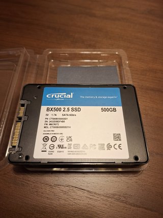 Disco SSD Crucial BX500 500GB SATA3