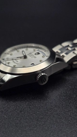 Tudor Glamour Date+Day Acero Diamantes