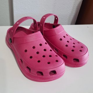 Zuecos rosas talla 37