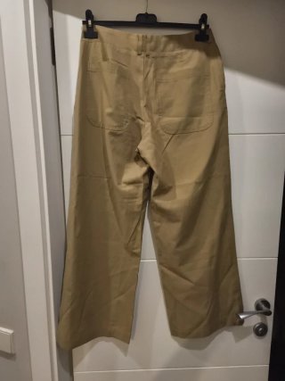Pantalón ancho Mango camel