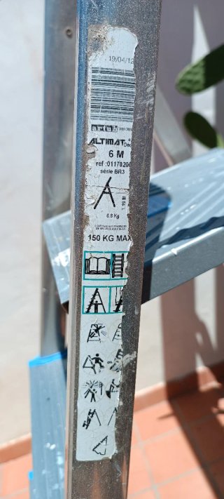 Escalera Aluminio Plegable