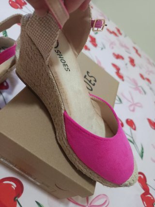 Cuñas Fucsia Talla 36