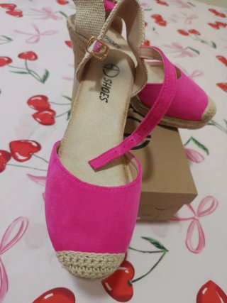 Cuñas Fucsia Talla 36